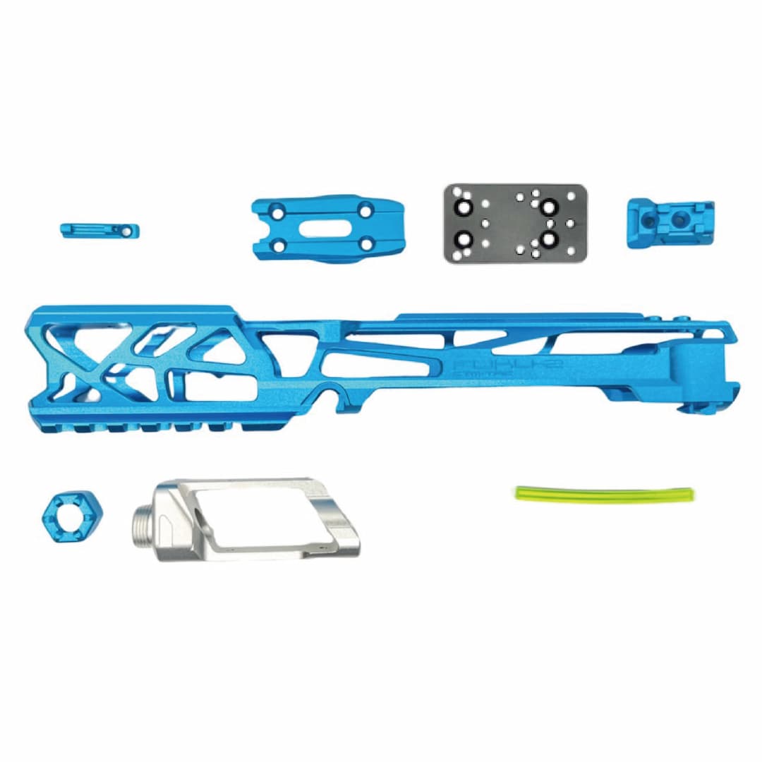 CTM - AAP-01/C FUKU-2 CNC UPPER - SKELETON - Blue / Silver