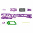 CTM - AAP-01/C FUKU-2 CNC UPPER - SKELETON - Purple / Green