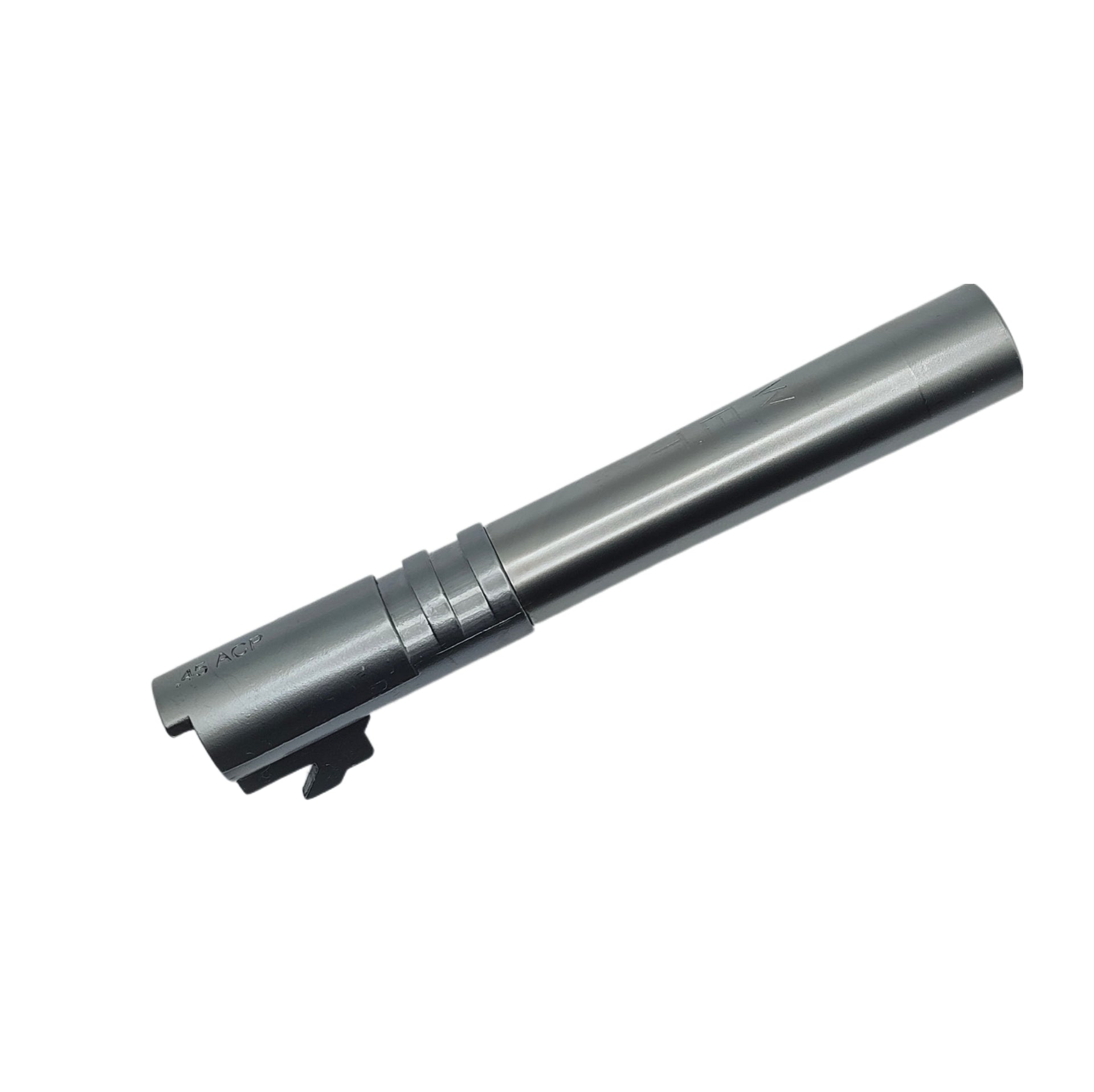 WE Hi-Capa Replacement part 24 - 5.1 Outer barrel Threaded (Silver)