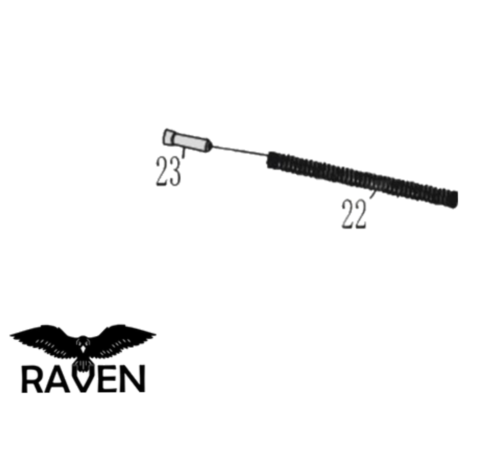 Raven EU Nozzle Return Spring and Guide