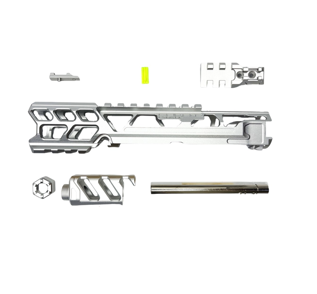 CTM - AAP-01/C FUKU-2 CNC UPPER SET - Short CUTOUT Version - Silver/Silver