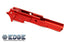 EDGE “STRAT” 3.9" Aluminum Frame for Hi-CAPA - Red