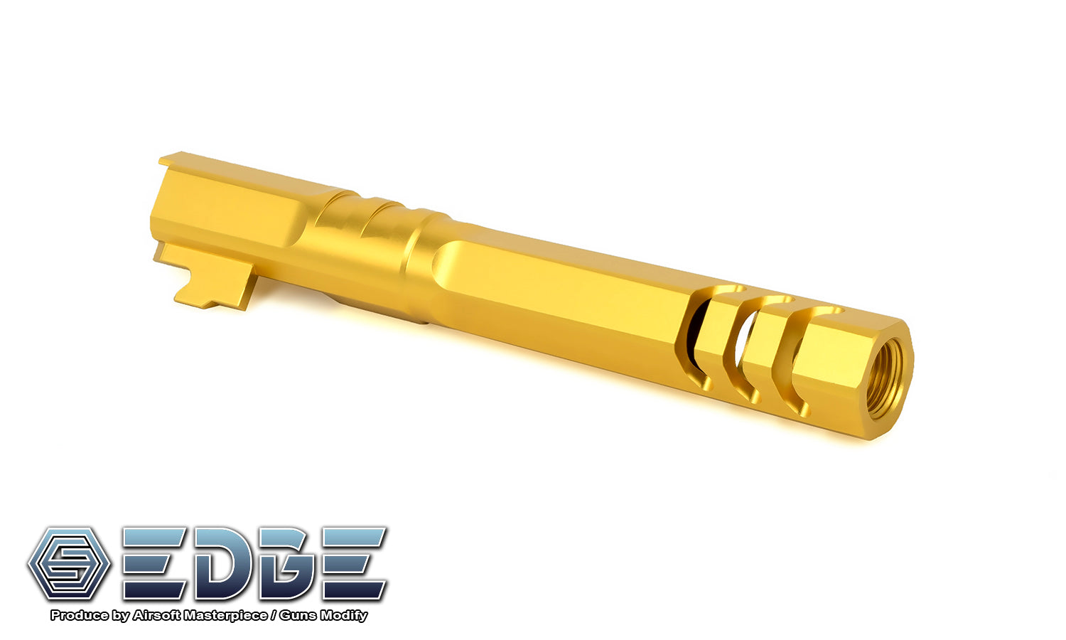 EDGE Custom “HEXA" Aluminum Outer Barrel for Hi-CAPA 5.1 - Gold
