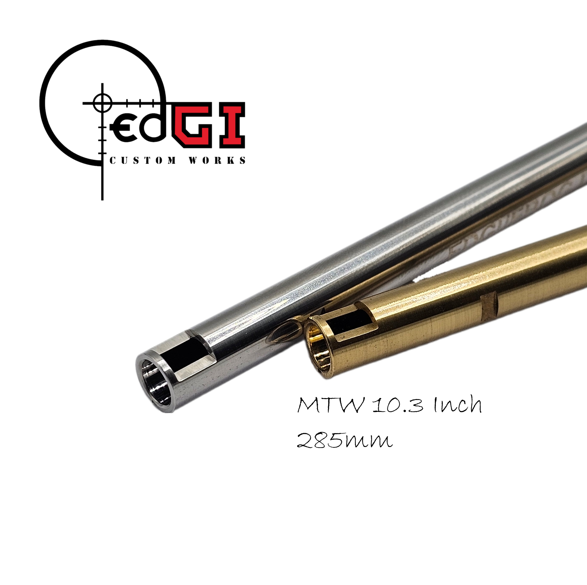 Edgi Custom Works - 285mm AEG Inner Barrel - MTW 10.3"