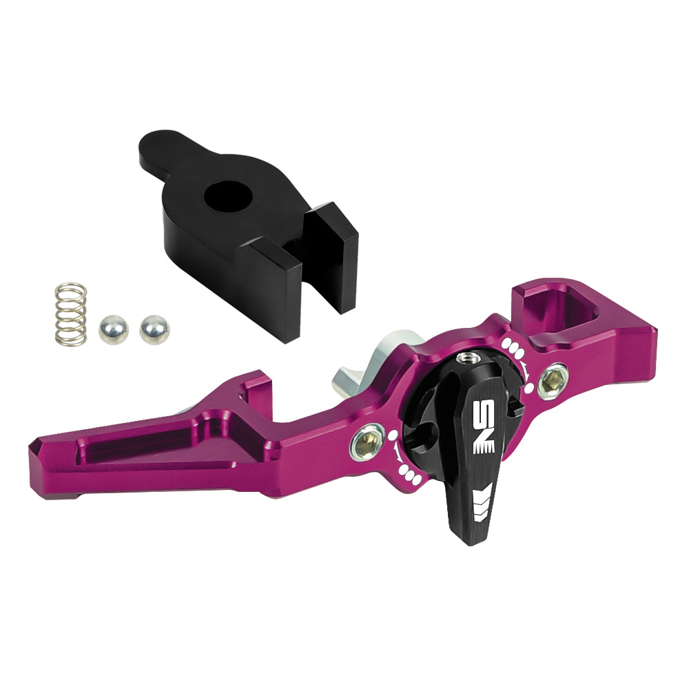 Nexxspeed CNC Lightweight Selector Switch Charging Handle Kit AAP-01/C - Purple