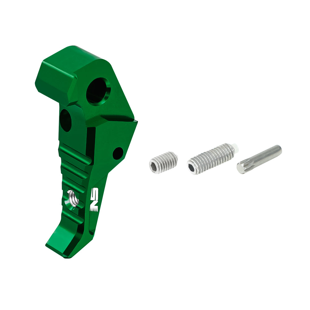 Nexxspeed CNC Aluminium Adjustable Trigger - Action Army AAP-01/C - Green