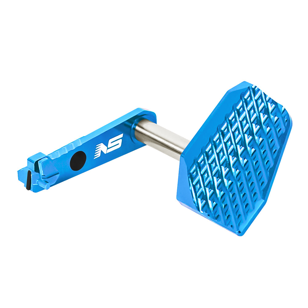 NexxSpeed CNC Aluminum Slide Stop w/ Thumb Rest RIGHT - TM Hi-CAPA 4.3 / 5.1 / Gold Match - Blue