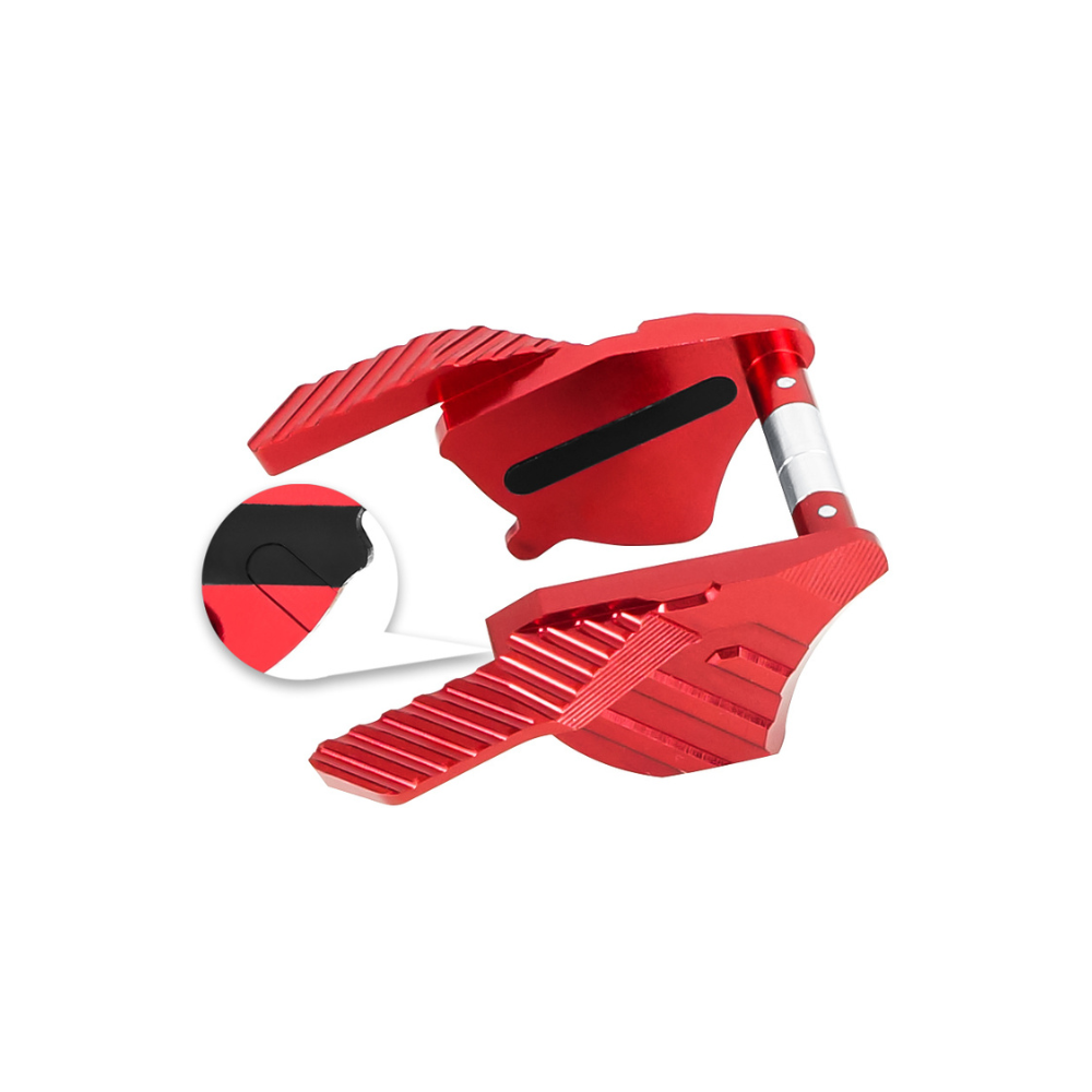 NexxSpeed CNC Aluminium Thumb Safeties - Red