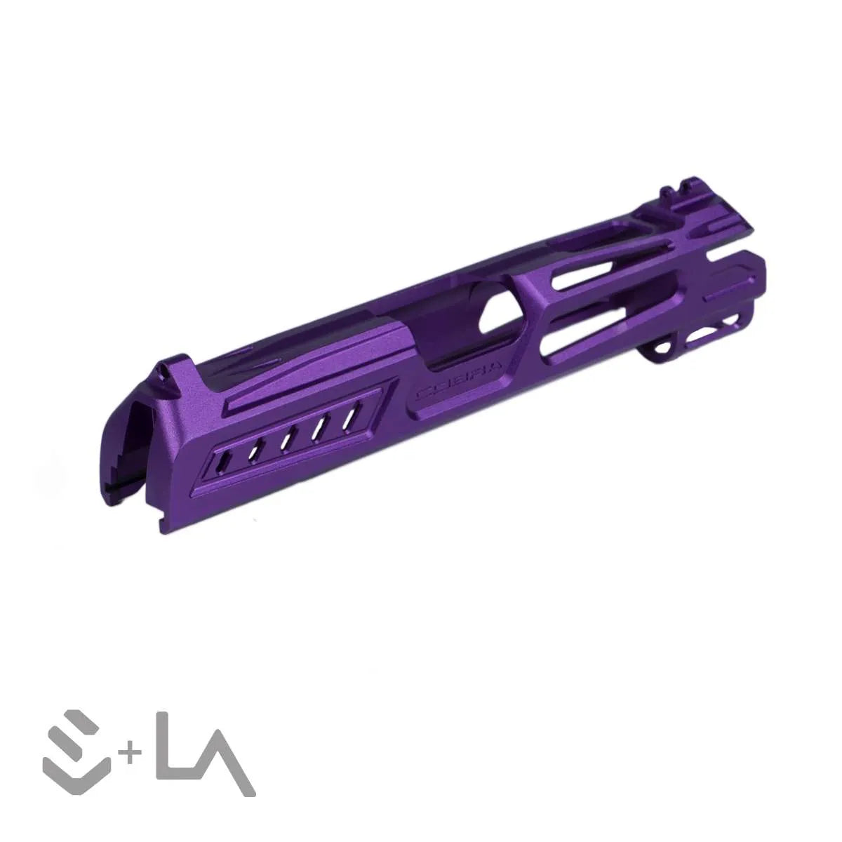 LA Capa Customs x SpeedQB 4.3 “COBRA” Aluminum Slide - Purple