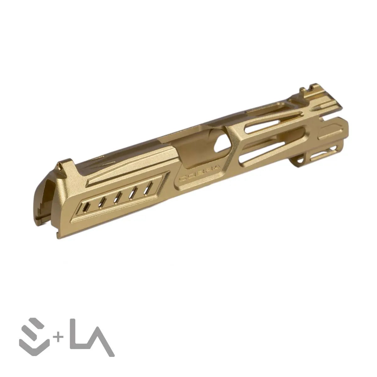 LA Capa Customs x SpeedQB 4.3 “COBRA” Aluminum Slide - Gold