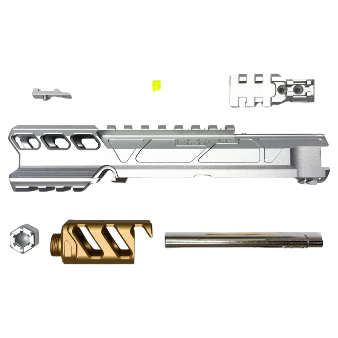 CTM - AAP-01/C FUKU-2 CNC UPPER SET - Short General Version - Silver/Champagne Gold