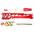 CTM - AAP-01/C FUKU-2 CNC UPPER SET - Short CUTOUT Version - Red/Champagne Gold