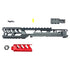 CTM - AAP-01/C FUKU-2 CNC UPPER SET - Long CUTOUT Version - Black/Red