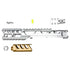 CTM - AAP-01/C FUKU-2 CNC UPPER SET - Long CUTOUT Version - Silver/Champagne Gold