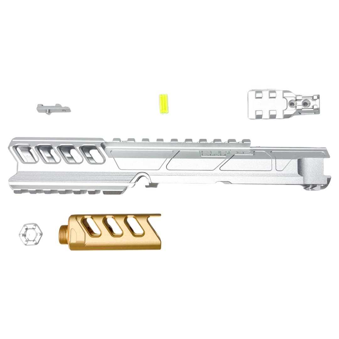 CTM - AAP-01/C FUKU-2 CNC UPPER SET - Long General Version - Silver/Champagne Gold