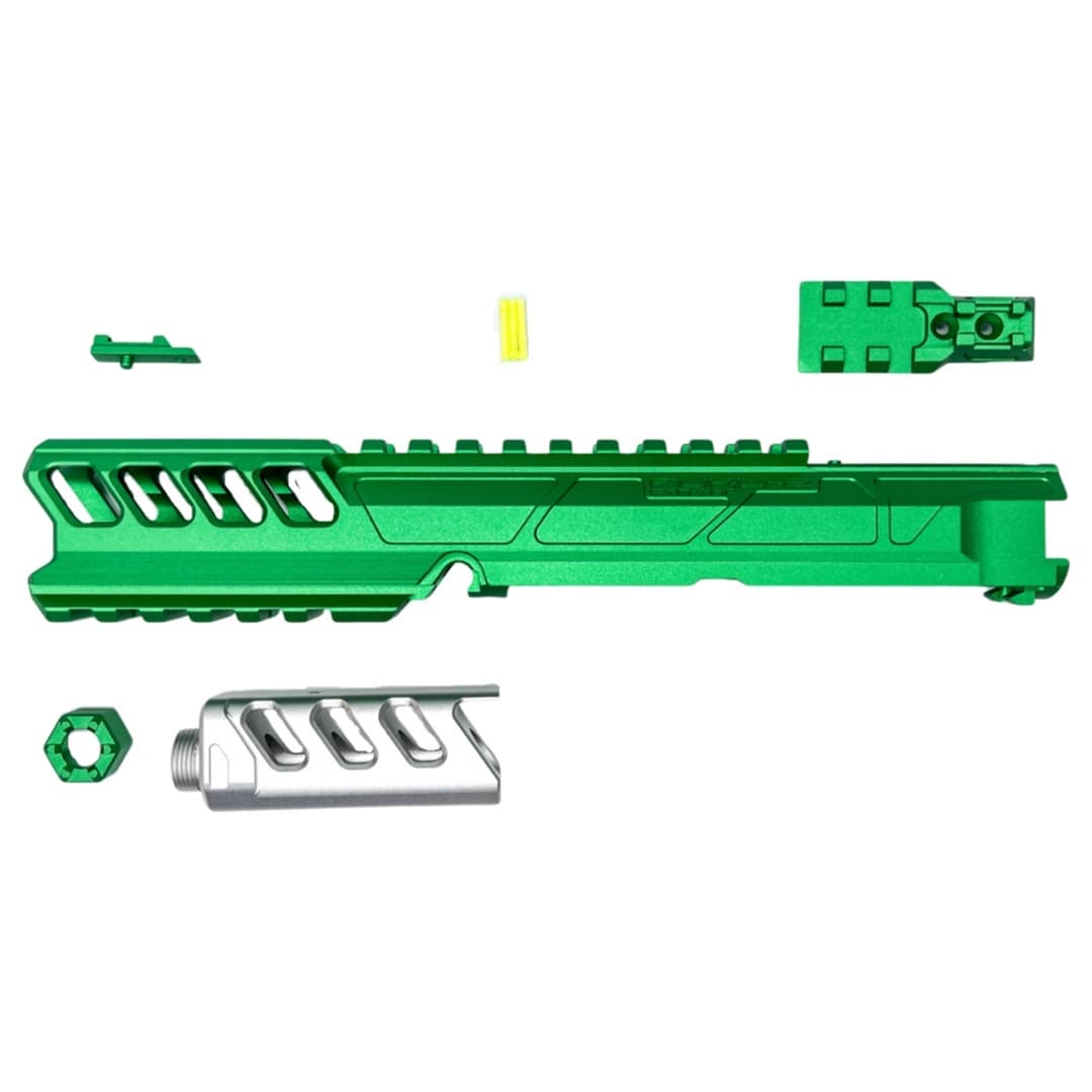 CTM - AAP-01/C FUKU-2 CNC UPPER SET - Long General Version - Green/Silver