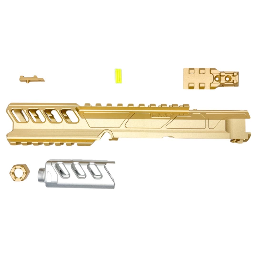 CTM - AAP-01/C FUKU-2 CNC UPPER SET - Long General Version - Champagne gold/Silver