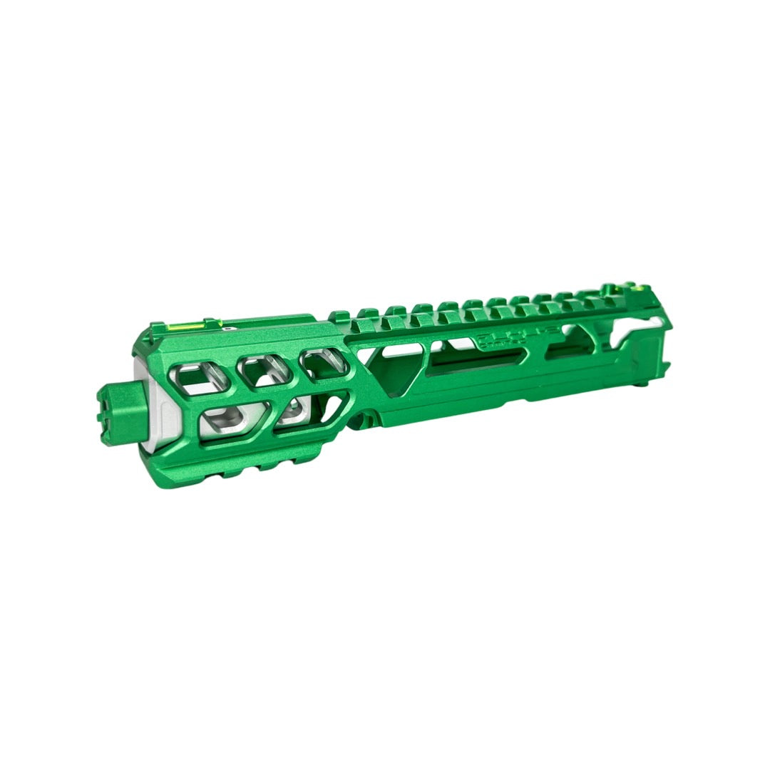 CTM - AAP-01/C FUKU-2 CNC UPPER SET - Short CUTOUT Version - Green/Silver