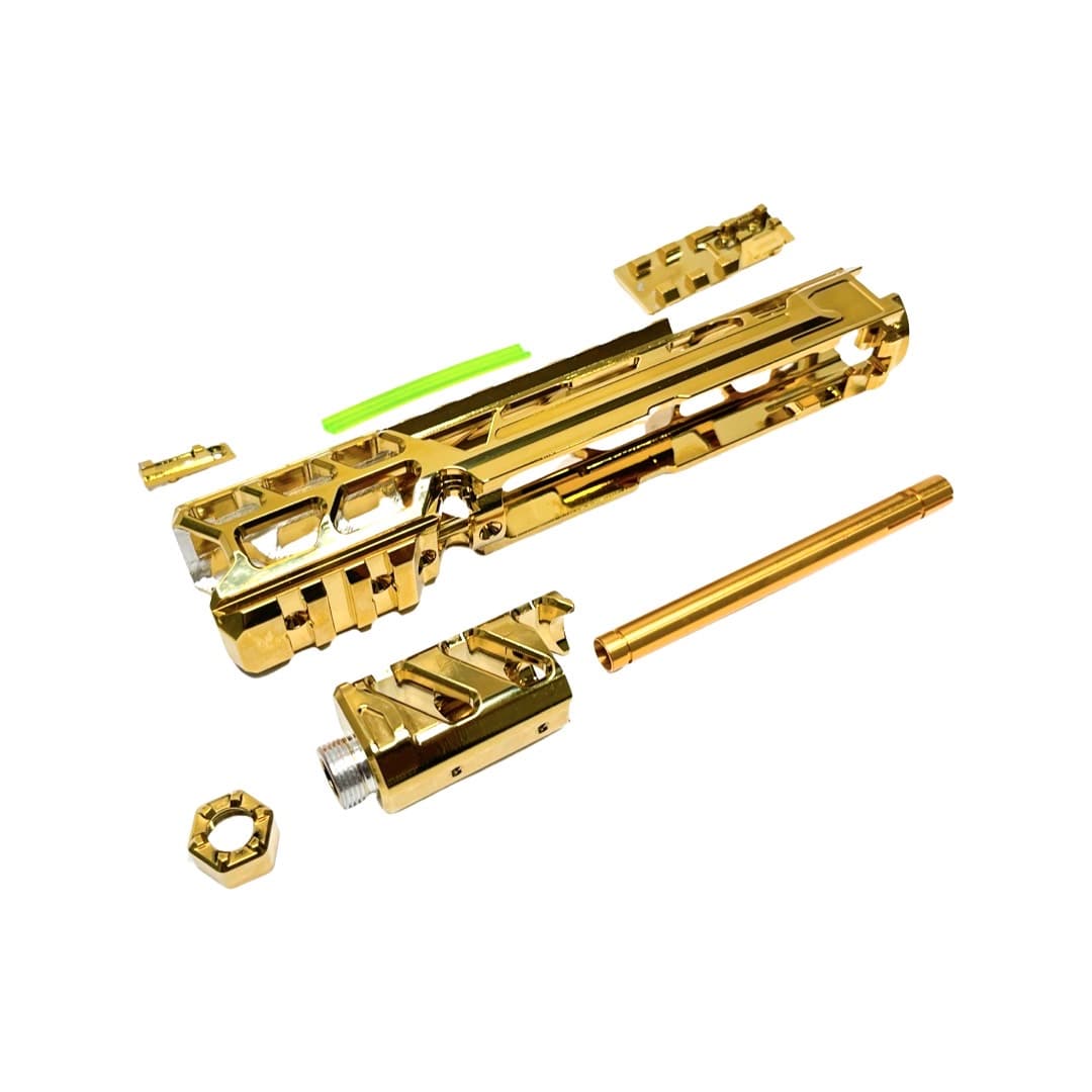 CTM - AAP-01/C FUKU-2 CNC UPPER SET - Electroplated Gold Short CUTOUT Version