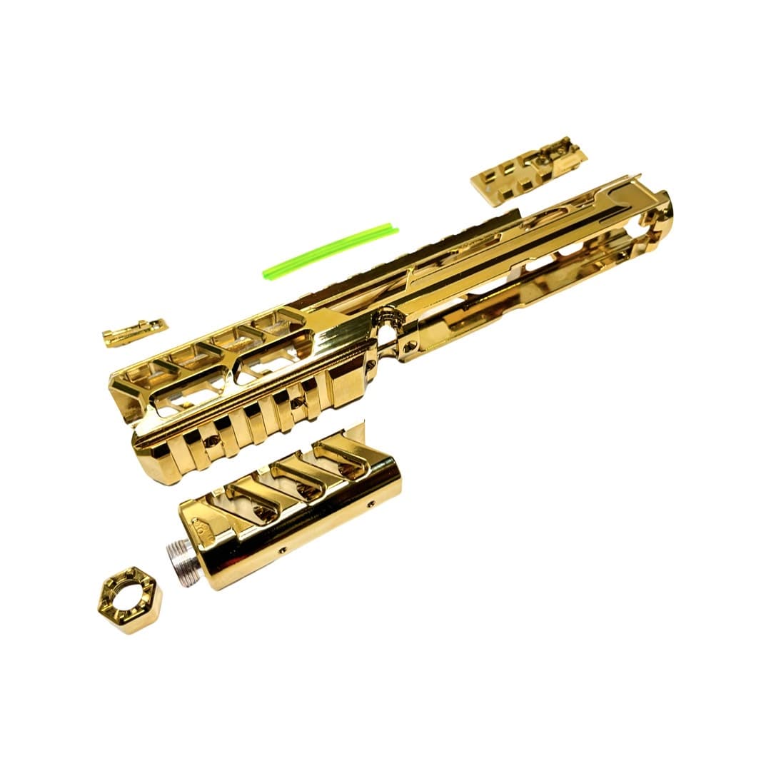 CTM - AAP-01/C FUKU-2 CNC UPPER SET - Electroplated Gold Long CUTOUT Version