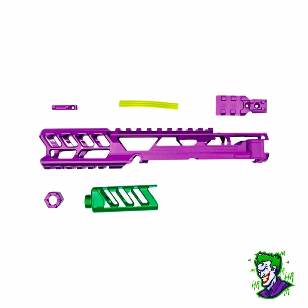 CTM - AAP-01/C FUKU-2 CNC UPPER SET - Long CUTOUT Version  V2- Purple / Green