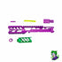 CTM - AAP-01/C FUKU-2 CNC UPPER SET - Long CUTOUT Version - Purple / Green