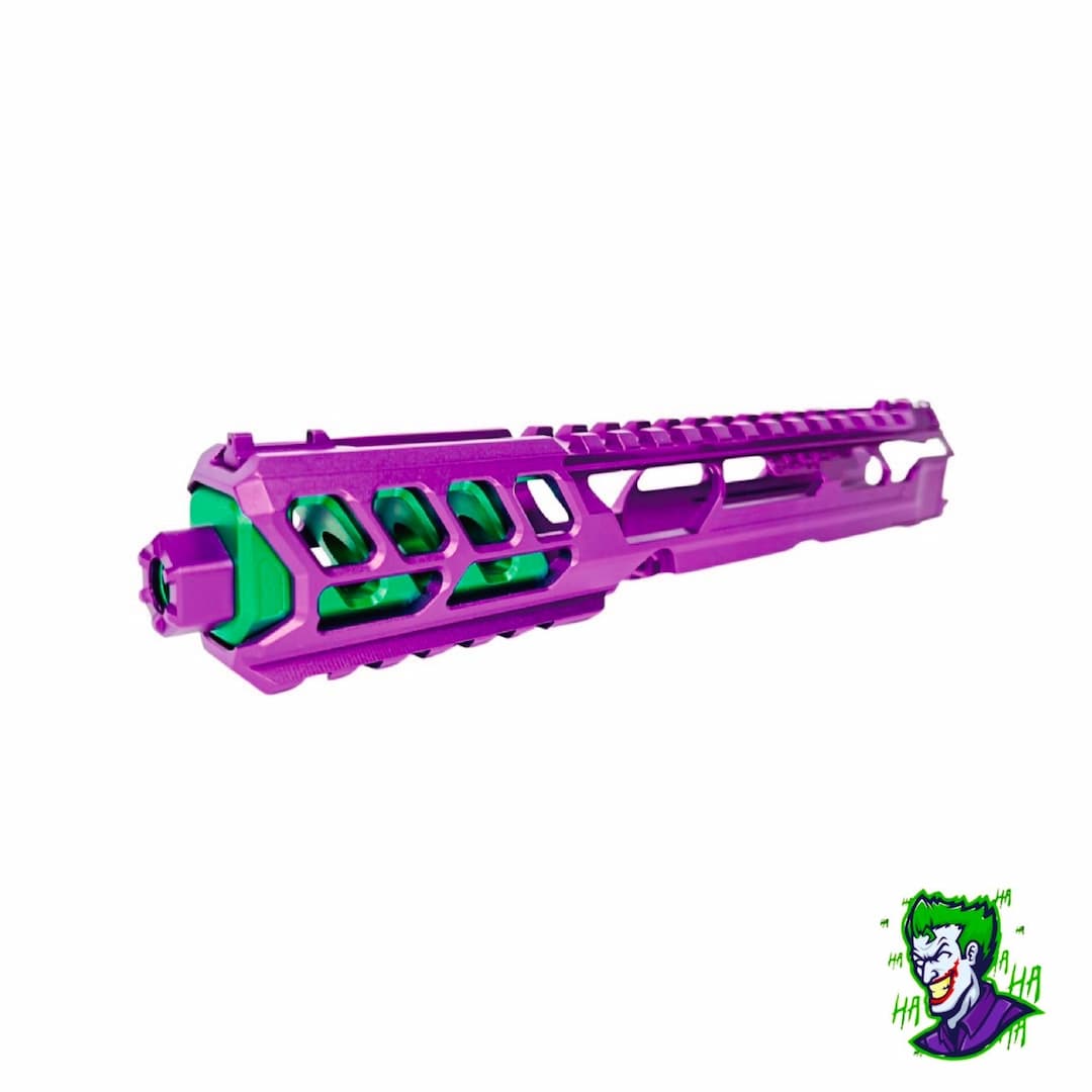 CTM - AAP-01/C FUKU-2 CNC UPPER SET - Long CUTOUT Version - Purple / Green