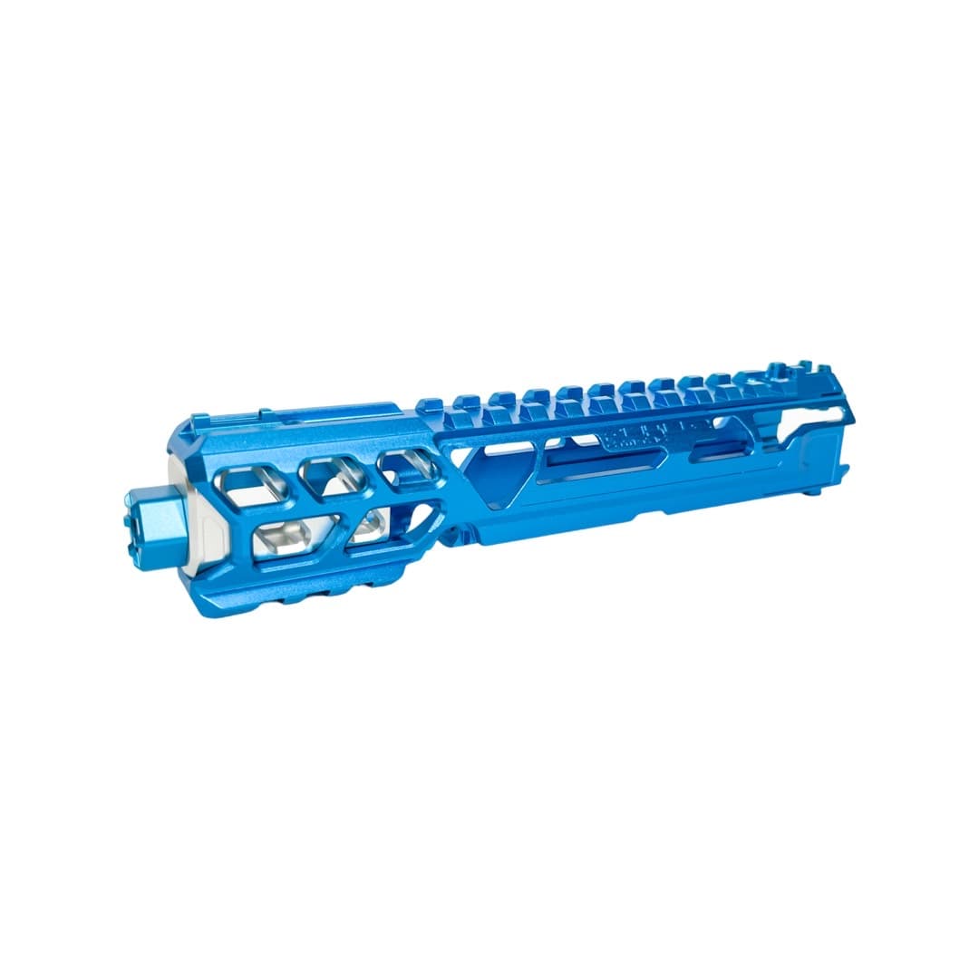 CTM - AAP-01/C FUKU-2 CNC UPPER SET - Short CUTOUT Version - Blue/Silver