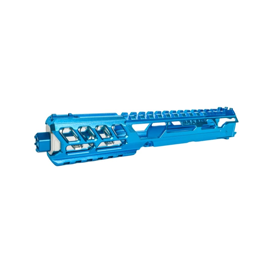 CTM - AAP-01/C FUKU-2 CNC UPPER SET - Long CUTOUT Version - Blue/Silver