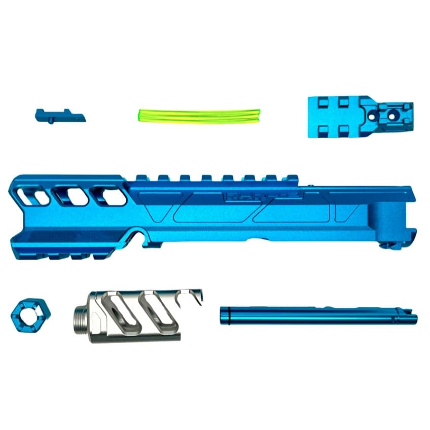 CTM - AAP-01/C FUKU-2 CNC UPPER SET - Short General Version - Blue/Silver