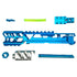 CTM - AAP-01/C FUKU-2 CNC UPPER SET - Short CUTOUT Version - Blue/Silver