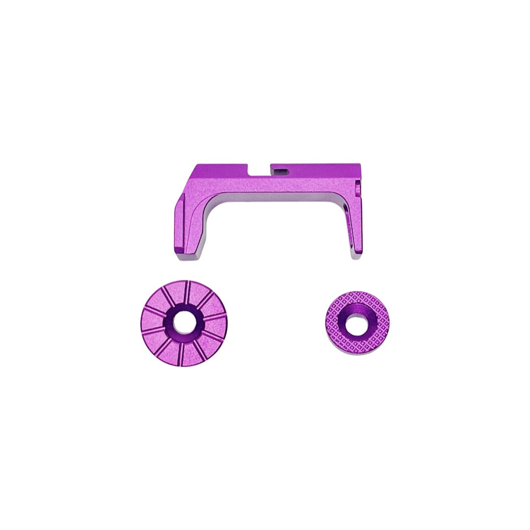 CTM - FUKU-2 Frame CNC Magazine Release Set - Purple - Ebog Designs