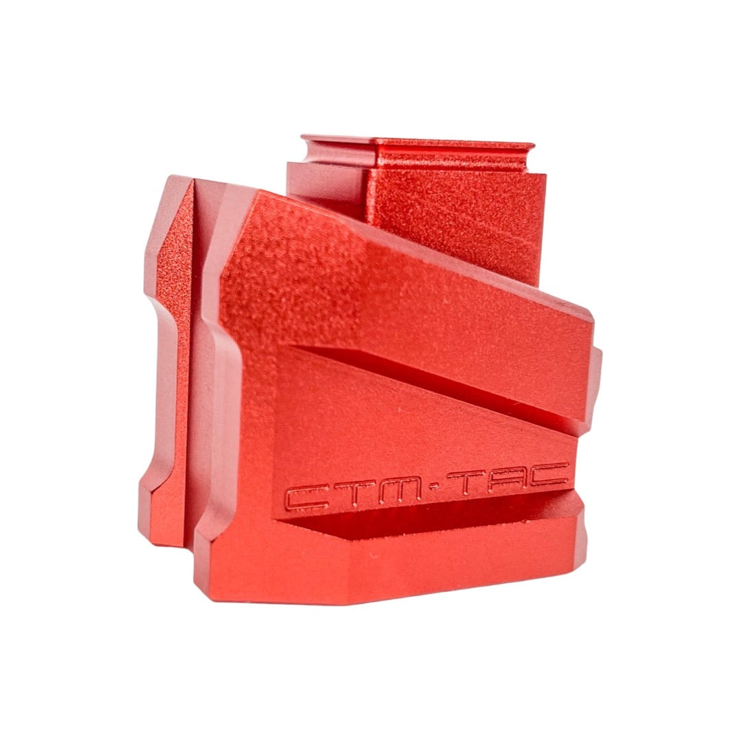 CTM - CNC Magazine Extension Plate ( for WE glock、AAP-01/C ) - Red