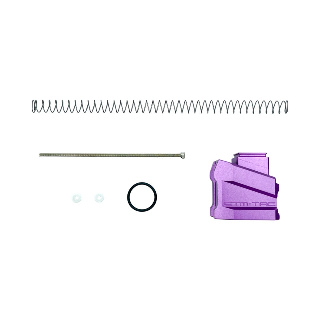 CTM - CNC Magazine Extension Plate ( for WE glock、AAP-01/C ) - Purple