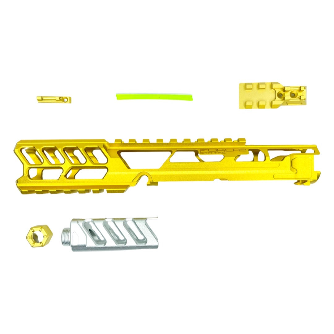 CTM - AAP-01/C FUKU-2 CNC UPPER SET - Long CUTOUT Version - Gold/Silver