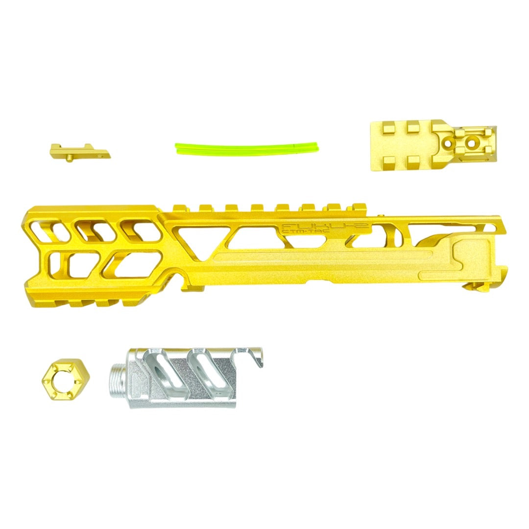 CTM - AAP-01/C FUKU-2 CNC UPPER SET - Short CUTOUT Version - Gold/Silver