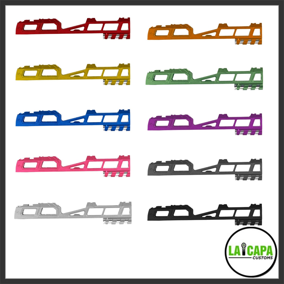LA Capa Customs 5.1 “Hyper” Aluminum Slide - Purple