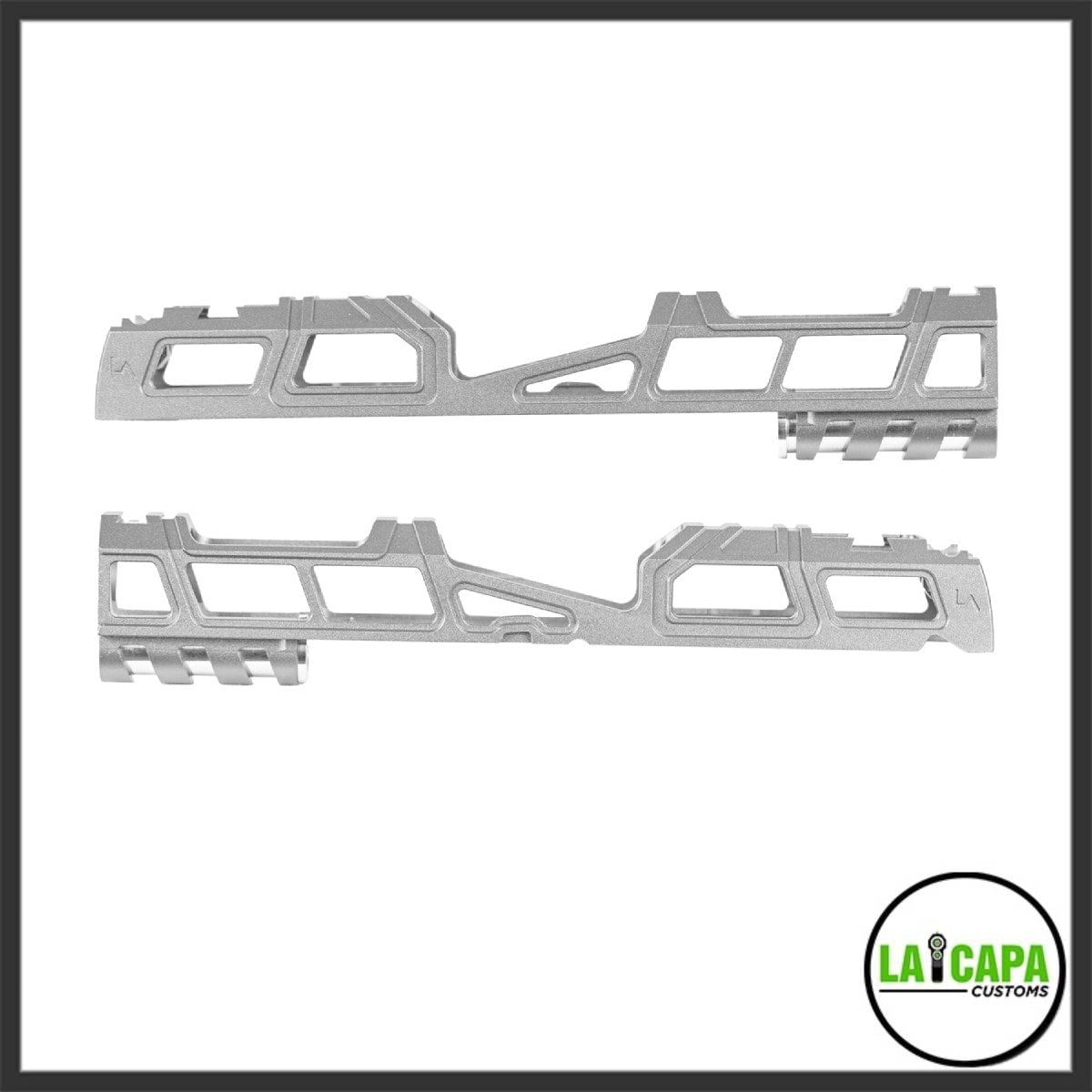 LA Capa Customs 5.1 “Hyper” Aluminum Slide - Silver