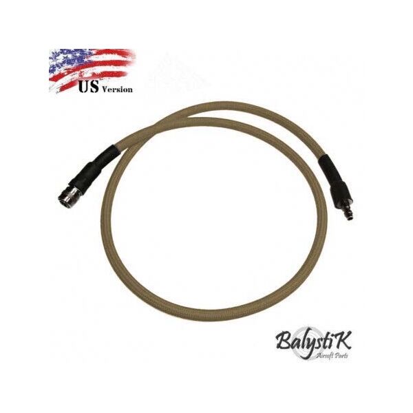 Balystik 8mm Deluxe Braided Line 100cm / 40inch - Dark Earth / Tan