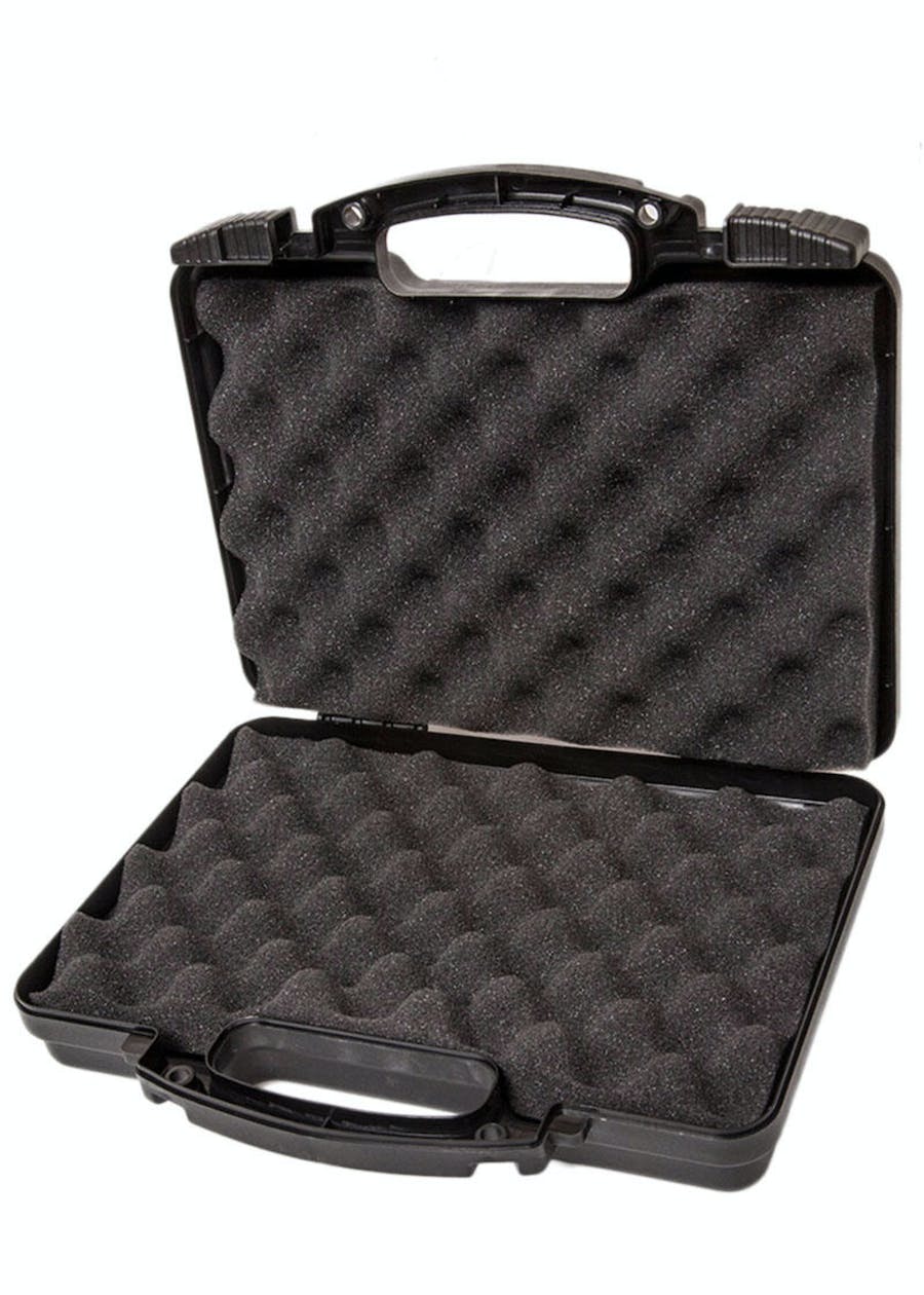 NUPROL Small Pistol Hard Case 31cm x 21cm - EggShell Foam - Grey