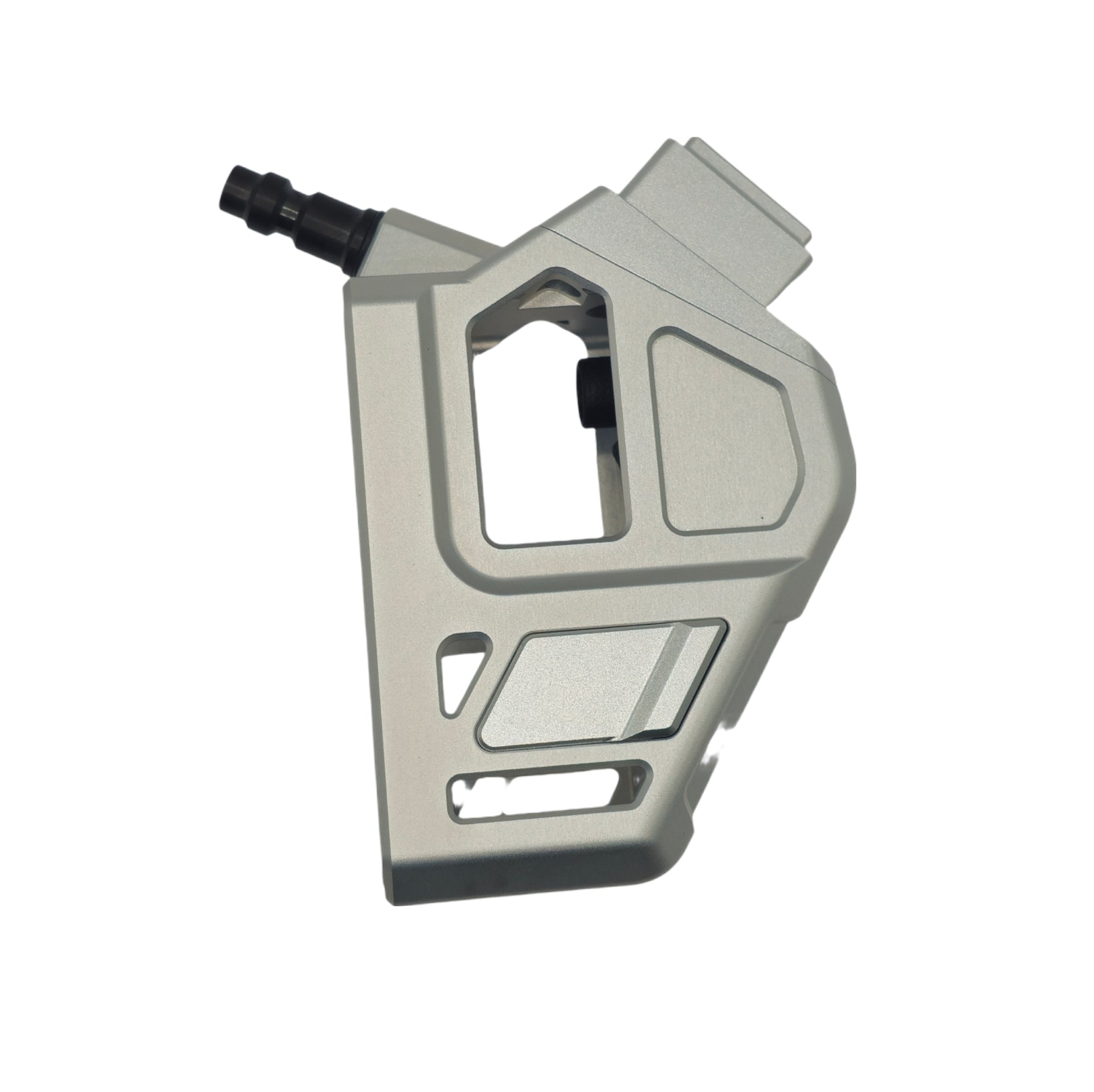 AirTac / T1P - CNC Angled HPA Adapter - Hi-Capa/SSP5 - Silver
