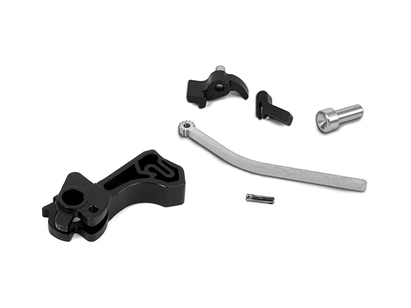 Airsoft Masterpiece CNC Steel Hammer & Sear Set for Marui Hi-CAPA (Infinity SV) Type 3 (Black)