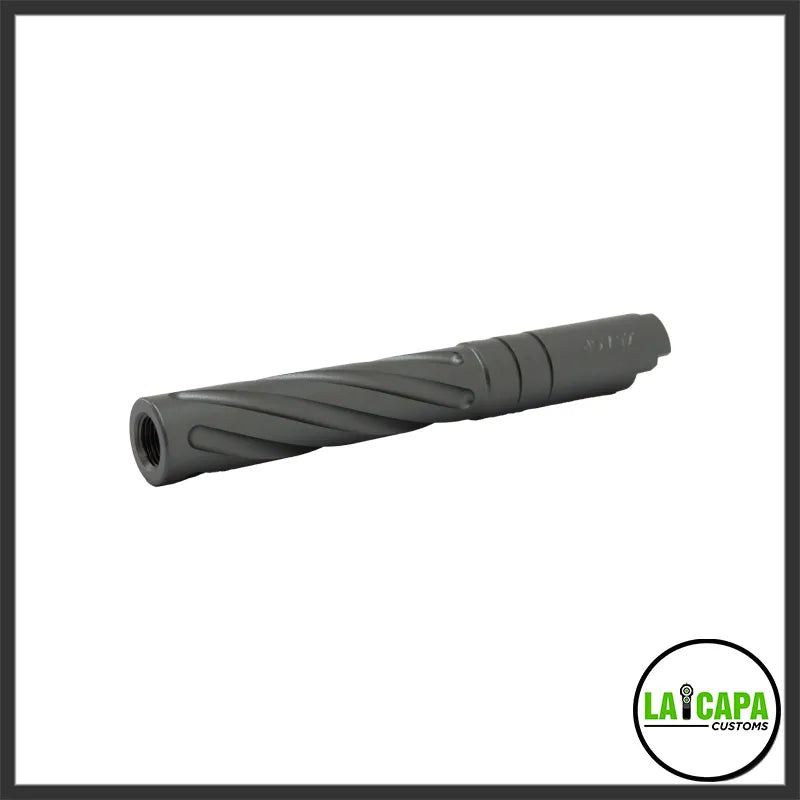 LA Capa Customs 5.1 Aluminum Tornado Threaded Outer Barrel - Grey