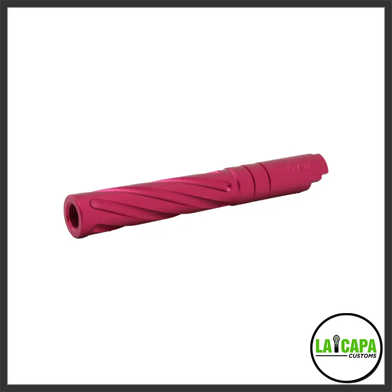 LA Capa Customs 5.1 Aluminum Tornado Threaded Outer Barrel - Pink