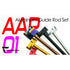 Cowcow AAP01 Aluminium Guide Rod Set - Gold - Ebog Designs