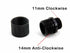 AIP Stainless Steel Threaded Outer Barrel-TM Hi-capa 5.1 (Black) - Ebog Designs