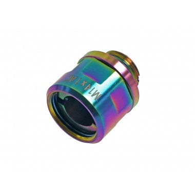 CowCow A01 Stainless Steel Silencer Adapter (11mm to 14mm, Rainbow)