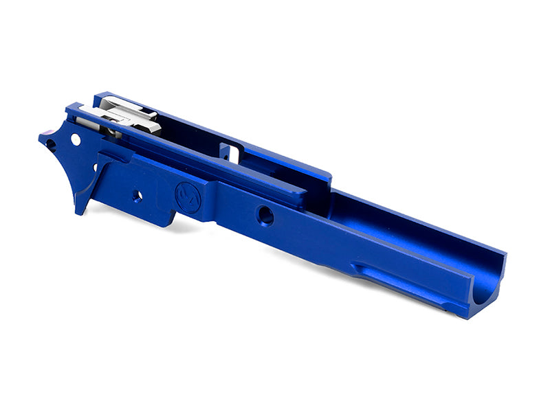 Airsoft Masterpiece Hi-Capa Aluminum Frame with Tactical Rail - Infinity 3.9 (Blue)