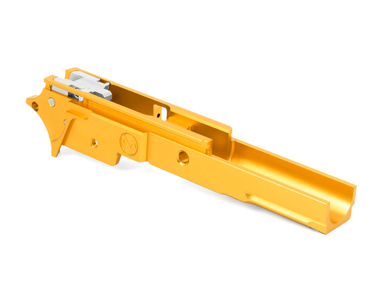 Airsoft Masterpiece Hi-Capa Aluminum Frame with Tactical Rail - Infinity 3.9 (Gold)