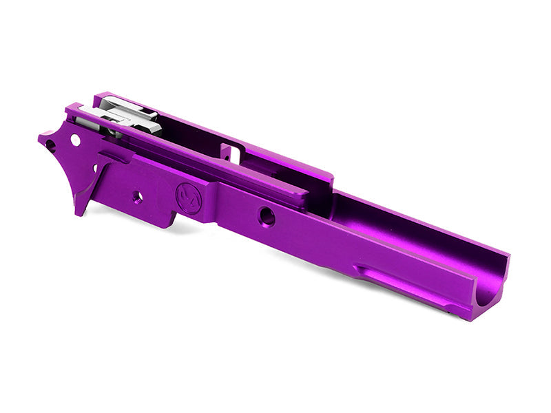 Airsoft Masterpiece Hi-Capa Aluminum Frame with Tactical Rail - Infinity 3.9 (Purple)